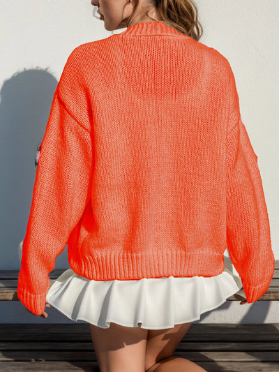 Loana - Loose-fitting, fashionable long-sleeved jumper for women