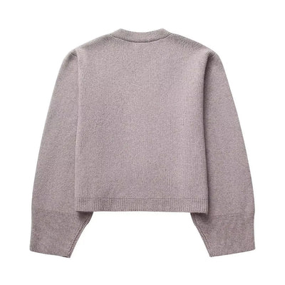 Loana - Cardigan for women with V-neck and buttons