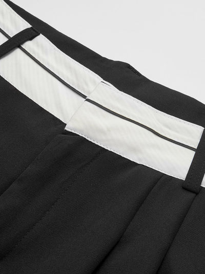 Lina - Casual, contrasting trousers with wide leg