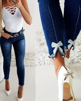 Nally - Skinny jeans with high stretch