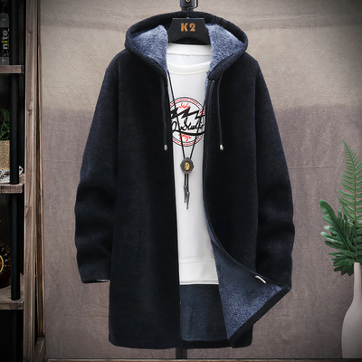 Jayden - Long hooded cardigan