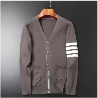 KENNETH - Trendy striped cardigan for men