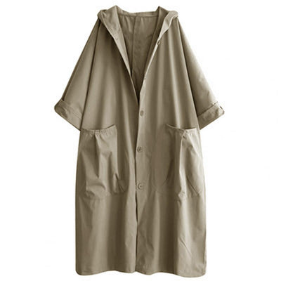 Lety - Comfortable trench coat in gabardine