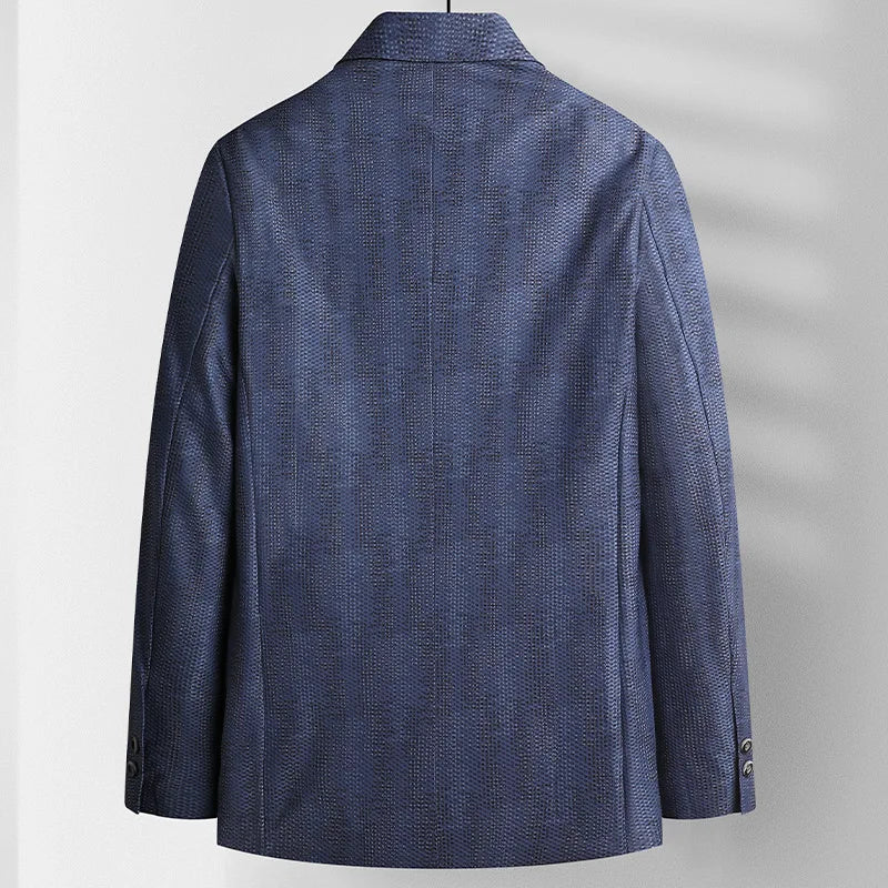 Wolf - Peruvian waffle knit blazer